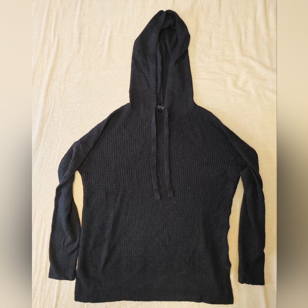 DENVER HAYES Soft Waffle Knit Pullover Hoodie Size Small